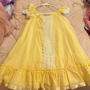 Bonnie Jean yellow sun dress